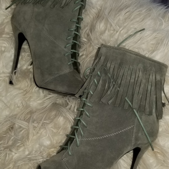 olive green booties